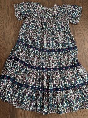 Adorable Midi Cotton Dress with Hidden Pockets